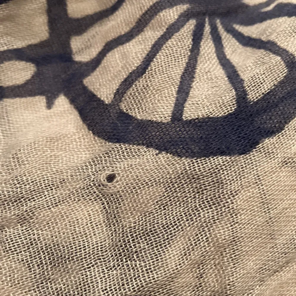 Bicycle Print Lightweight Infinity Scarf Blue - Image 8