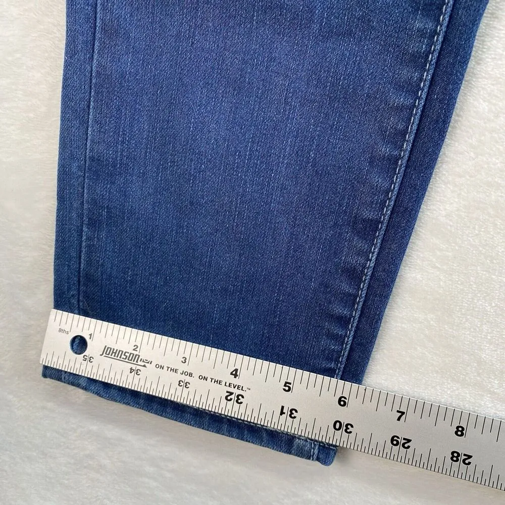 Paige Jeans Womens 28x31‎ straight leg blue Denim low rise Y2K - Image 6