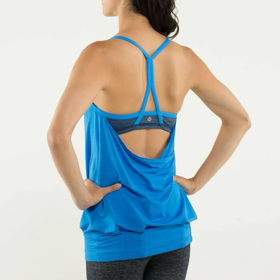 💙Lululemon CYB Blue Open Back Tank Top - Image 2