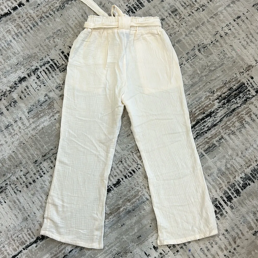 Sincerely Jules gauze kick flare pull on cotton cropped pants - Image 2