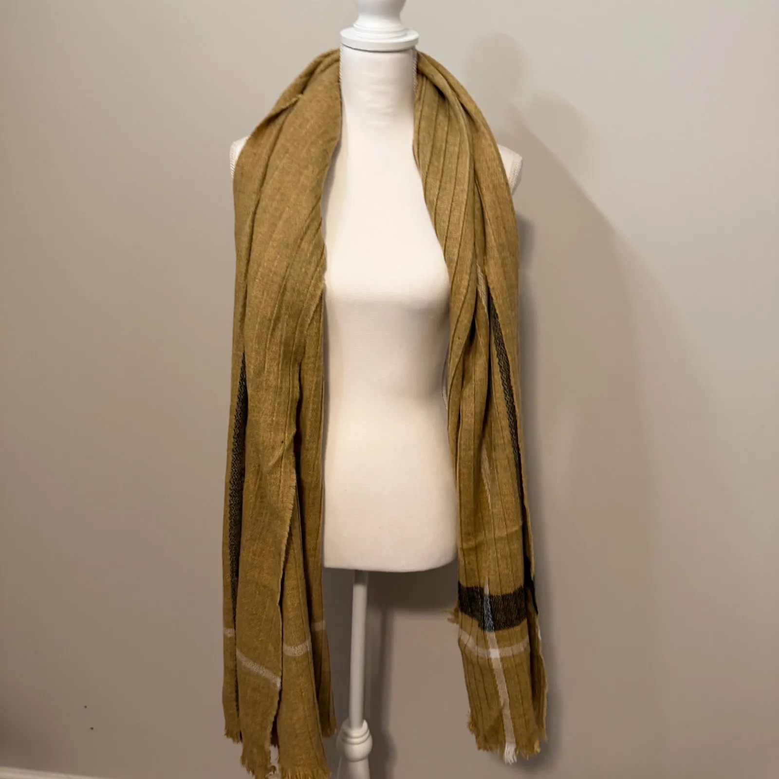 A New Day  Women's Striped Maple Blanket Scarf - NWT - Image 8