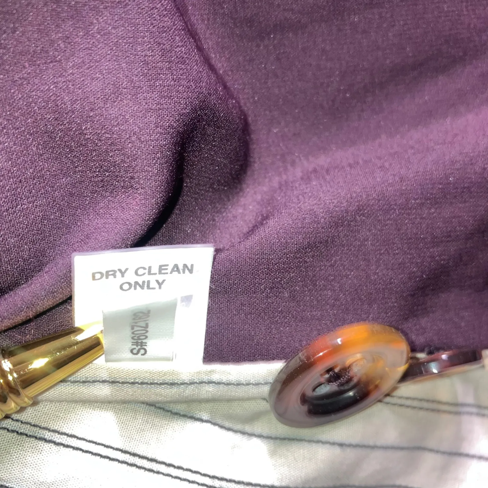 Phoebe Pinstripe Blazer Jacket Women 4 Three Button Fitted Career Academia - Image 10