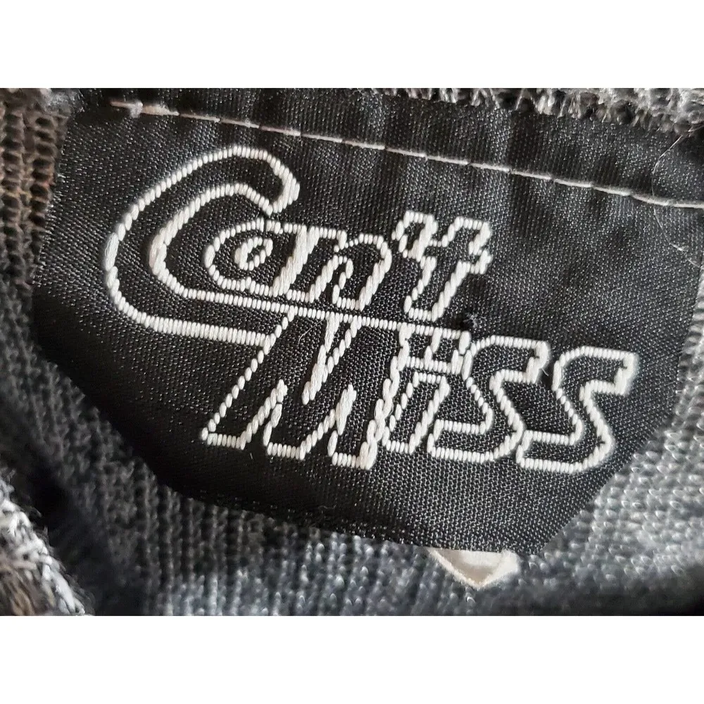 Can't Miss Women's Gray Cotton Long Sleeve Blouse & Skirt 2 Pc's Suit Size Large - Image 8