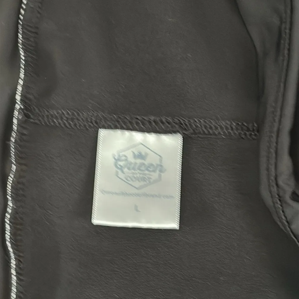 Queen Of The Court 14" Newsworthy Black‎ White Swing Tennis Skirt Skort Large Black - Image 8