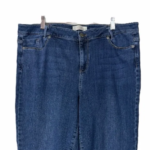J.Jill Jeans Weekender Straight Leg Mid Rise Medium Wash Women’s Size 16 Tall Blue - Image 6