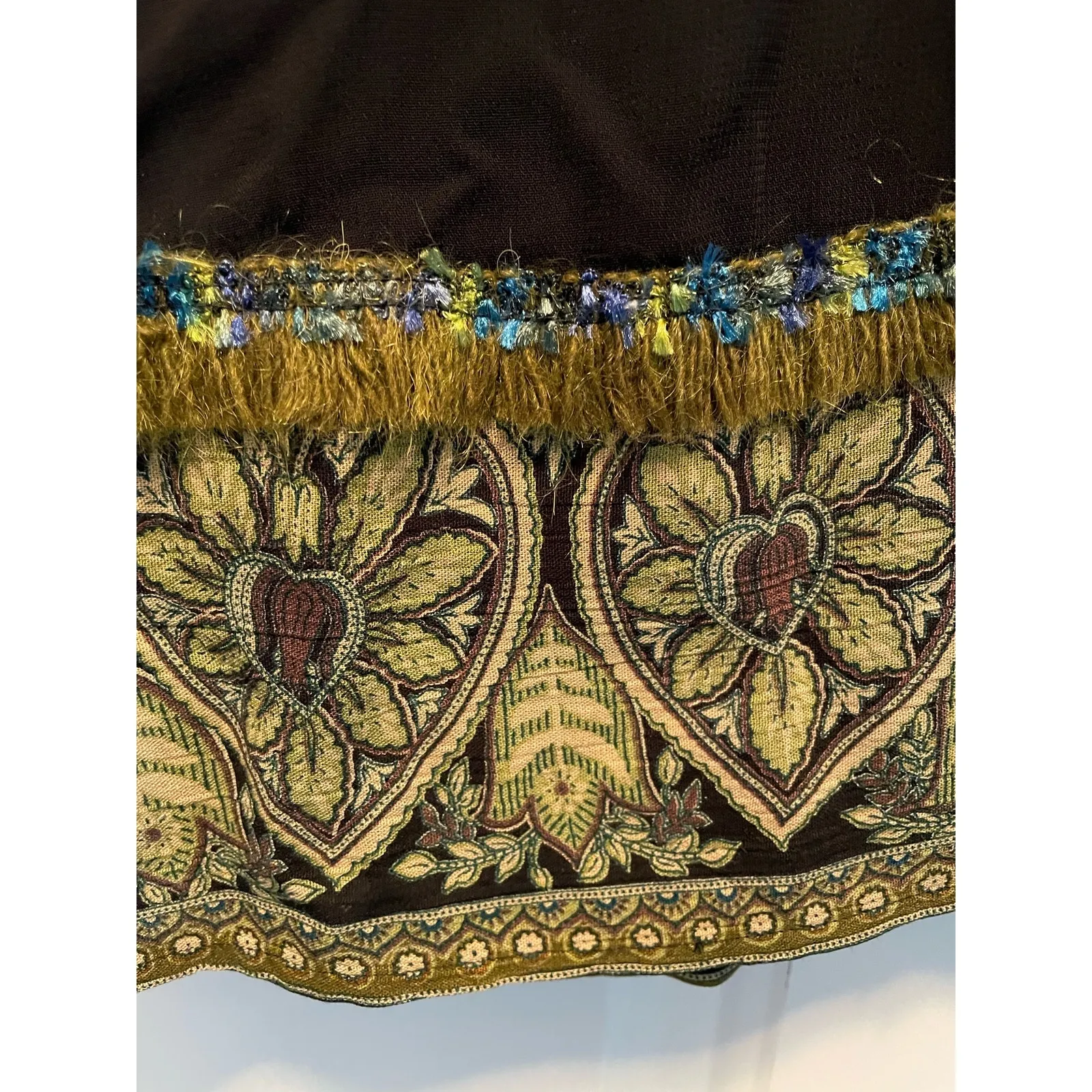 Carole Little Vintage Black Sheer Accented Crop Dinner Jacket Medium - Image 3