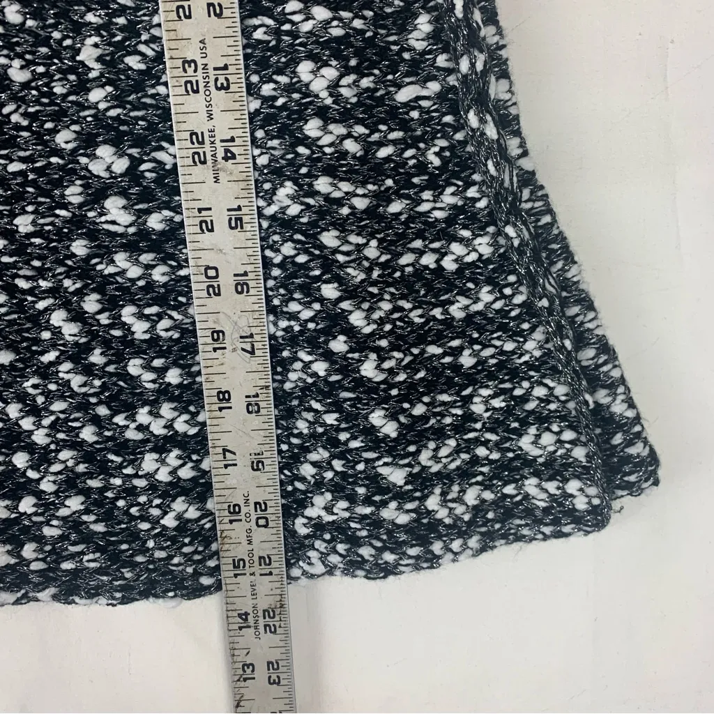 Honor The Gift size medium new private school skirt Black White Knit Sweater kne - Image 9