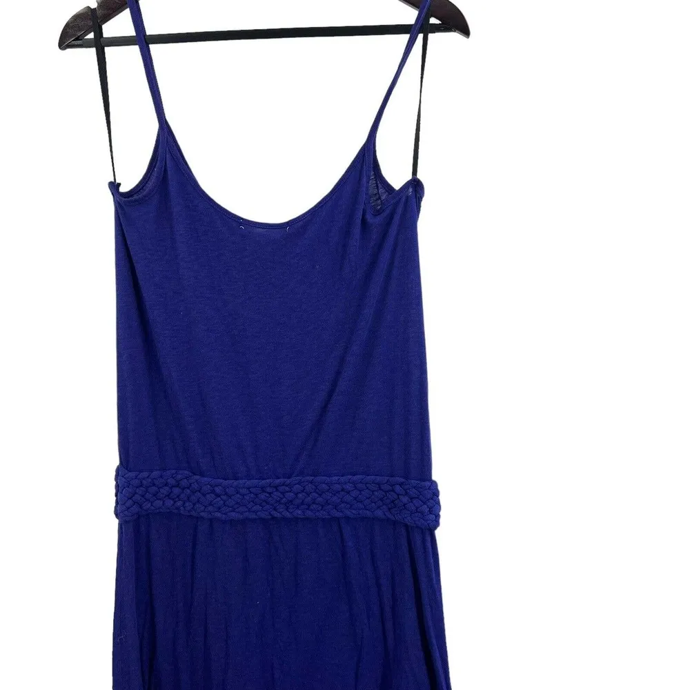 LAMade Blue Sleeveless Maxi Dress Small - Image 3