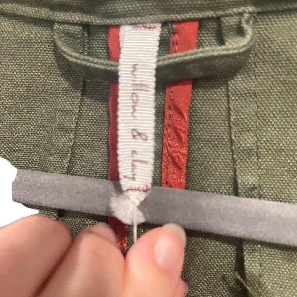 Willow & Clay Army Jacket, size is Small - Image 3