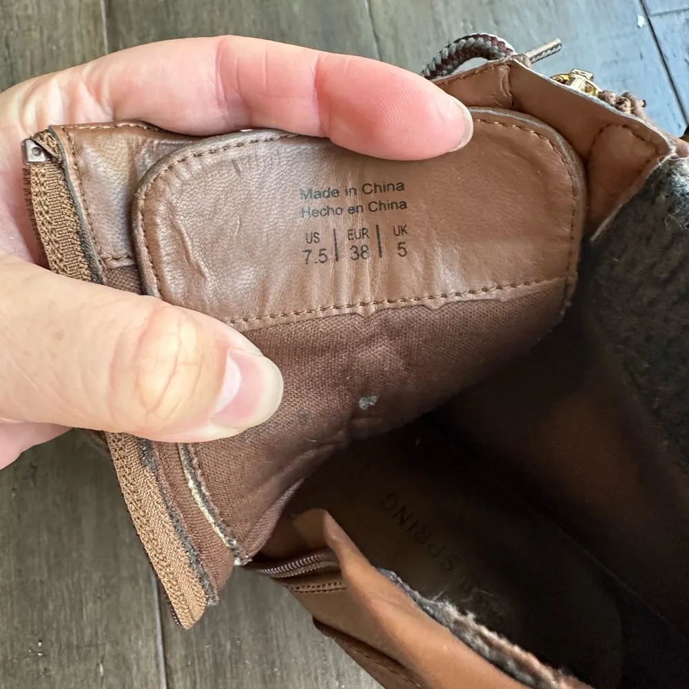 Brown Ankle Booties - Image 7