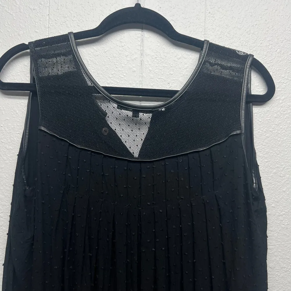 Miss Me Womens Top Large Y2K French Dot Flowy Witchy Goth Rocker Punk Boho Chic - Image 6