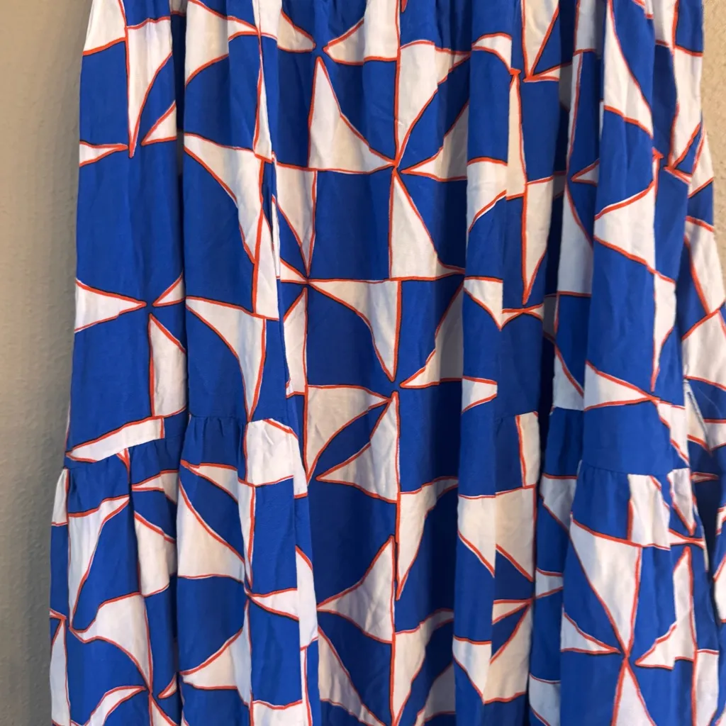 ABEL THE LABEL‎ Geometric Print Maxi Dress - Image 5