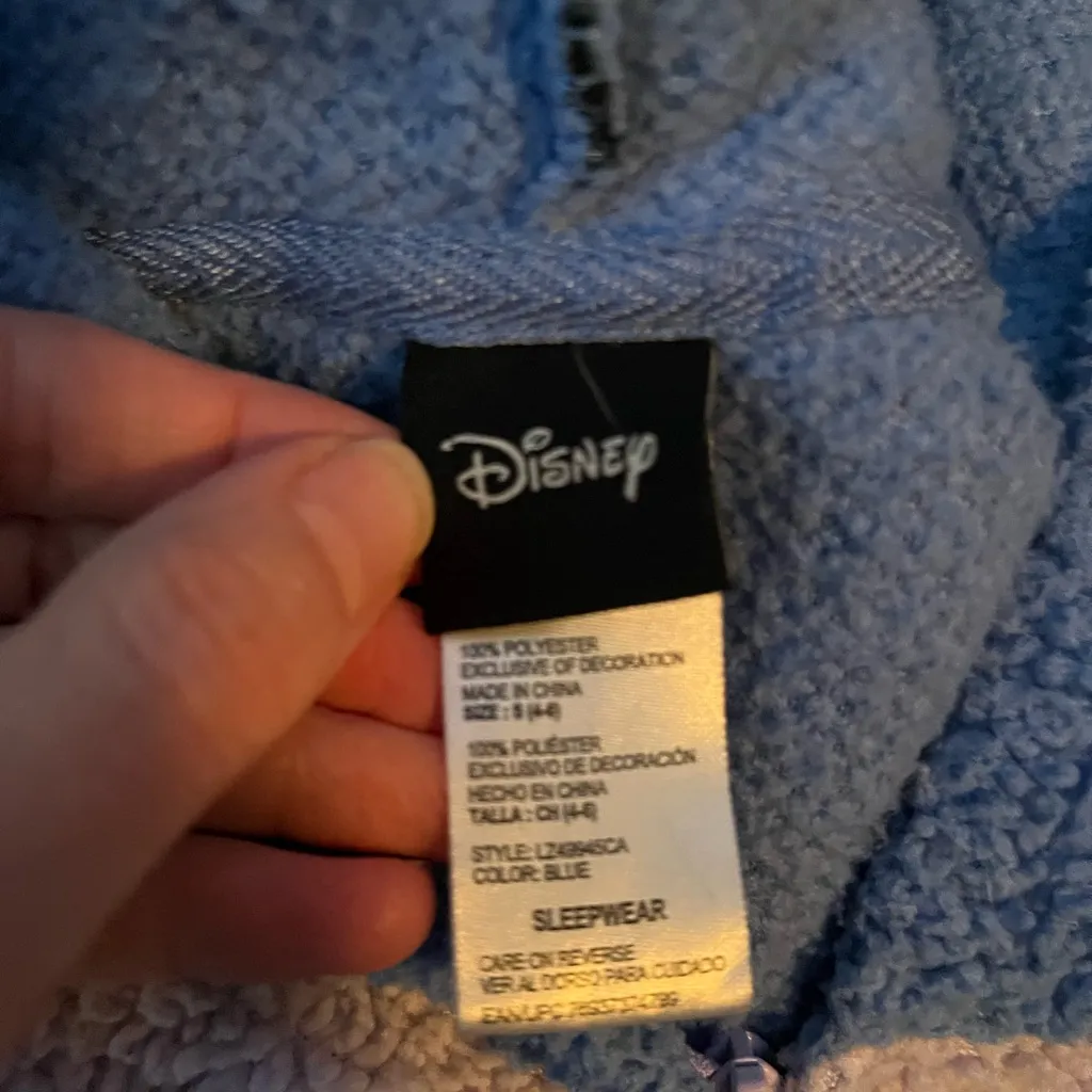 Disney Eeyore Blue and Pink Pajama Onesie - Image 8