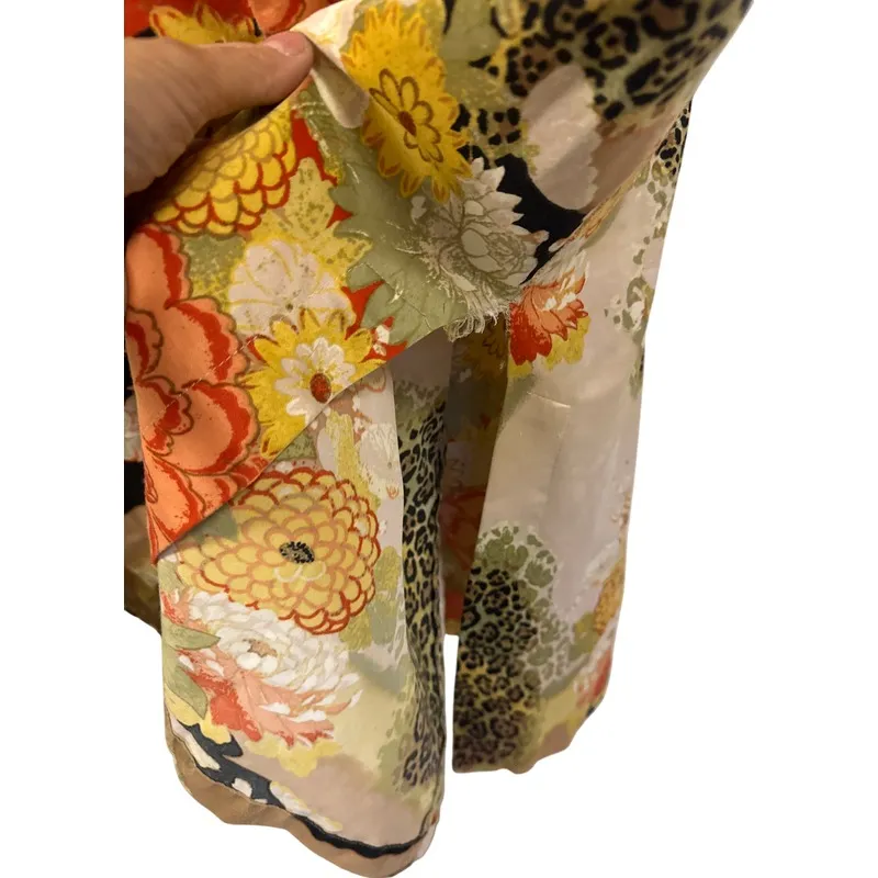 Natori Cruz Half Zip Housecoat‎ Dress Women's Size S Floral Print Multicolor - Image 7