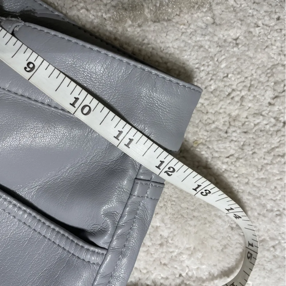 Wilfred by Aritzia | Light Blue Grayish Leather Pants - Image 10