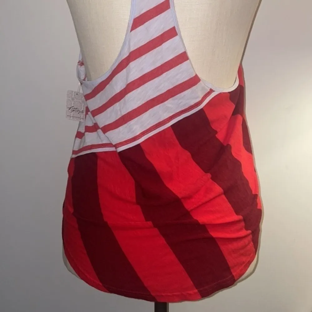 Free People Movement Keep Rolling Tank Printed / Watermelon Wedge size medium - Image 7