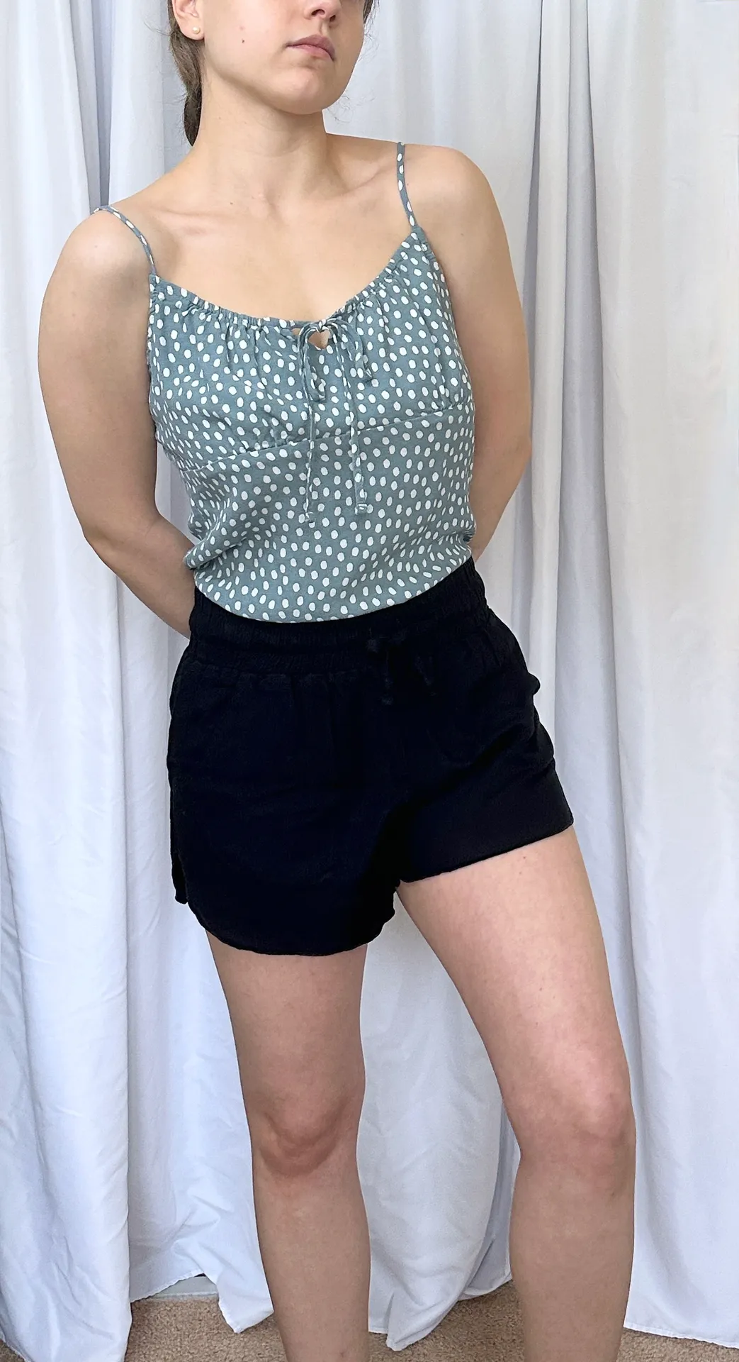 Polka Dot Bodysuit - Pastel Turquoise - XS - Image 5