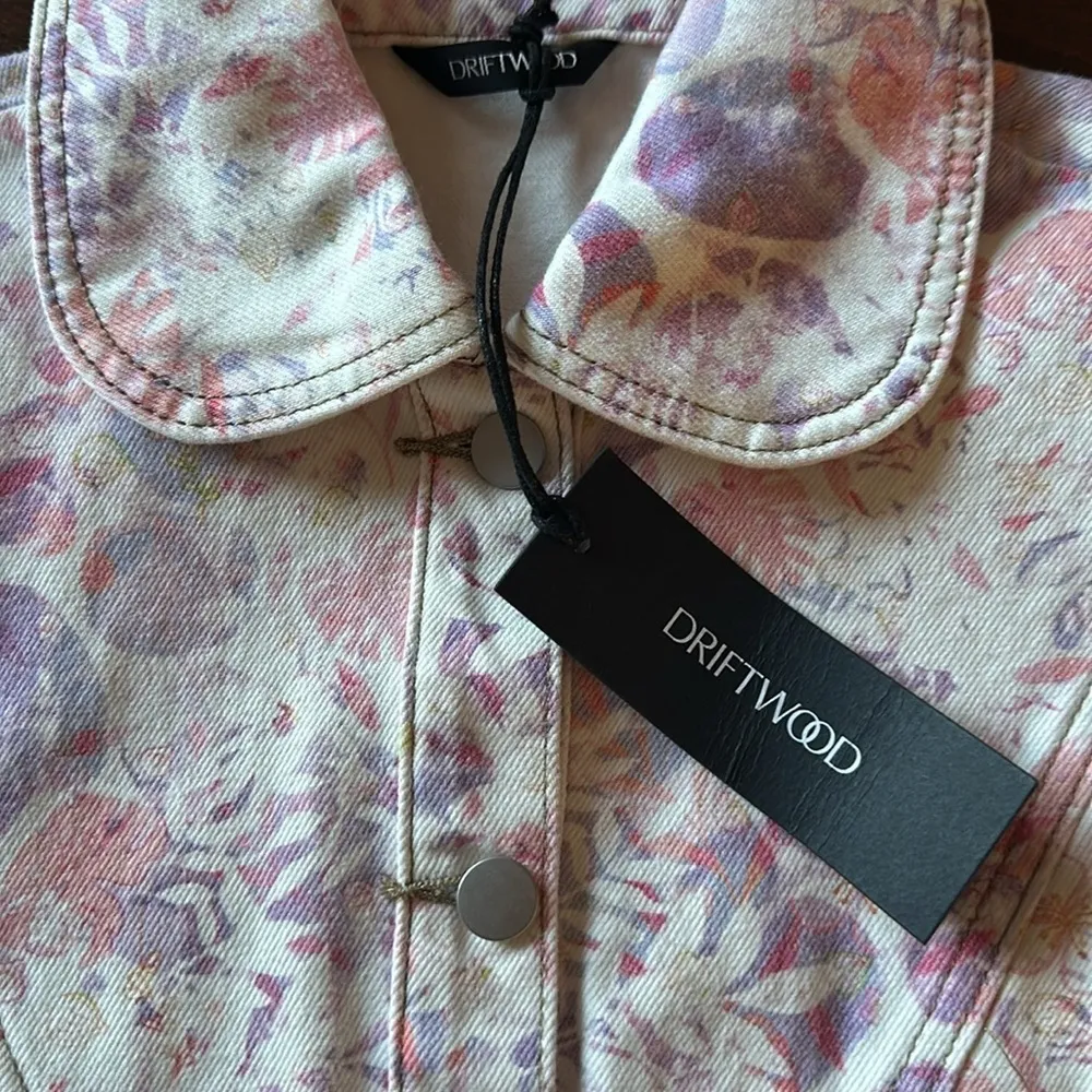 #21 NWT Free People X Driftwood Shane x Sweet Romeo Vest in White Pink - Image 4