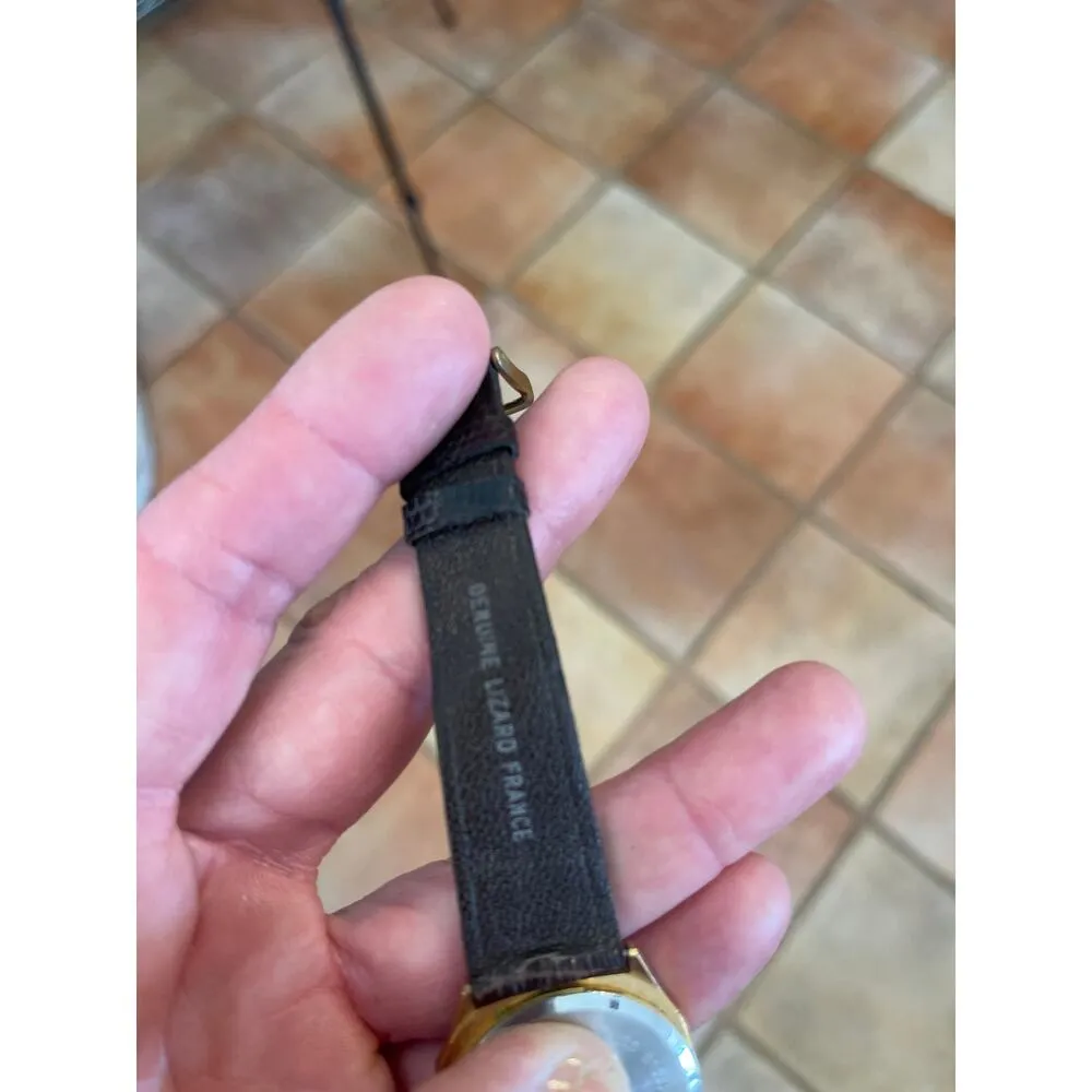 Jules Jurgensen lizard band wristwatch Brown - Image 3