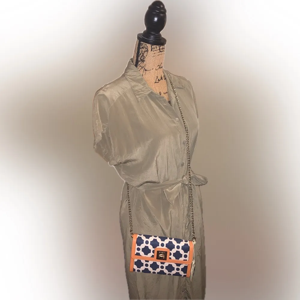 NWT Spartina 449 May River Cooper Nautical Crossbody Chain Wallet Toggle Bag - Image 9