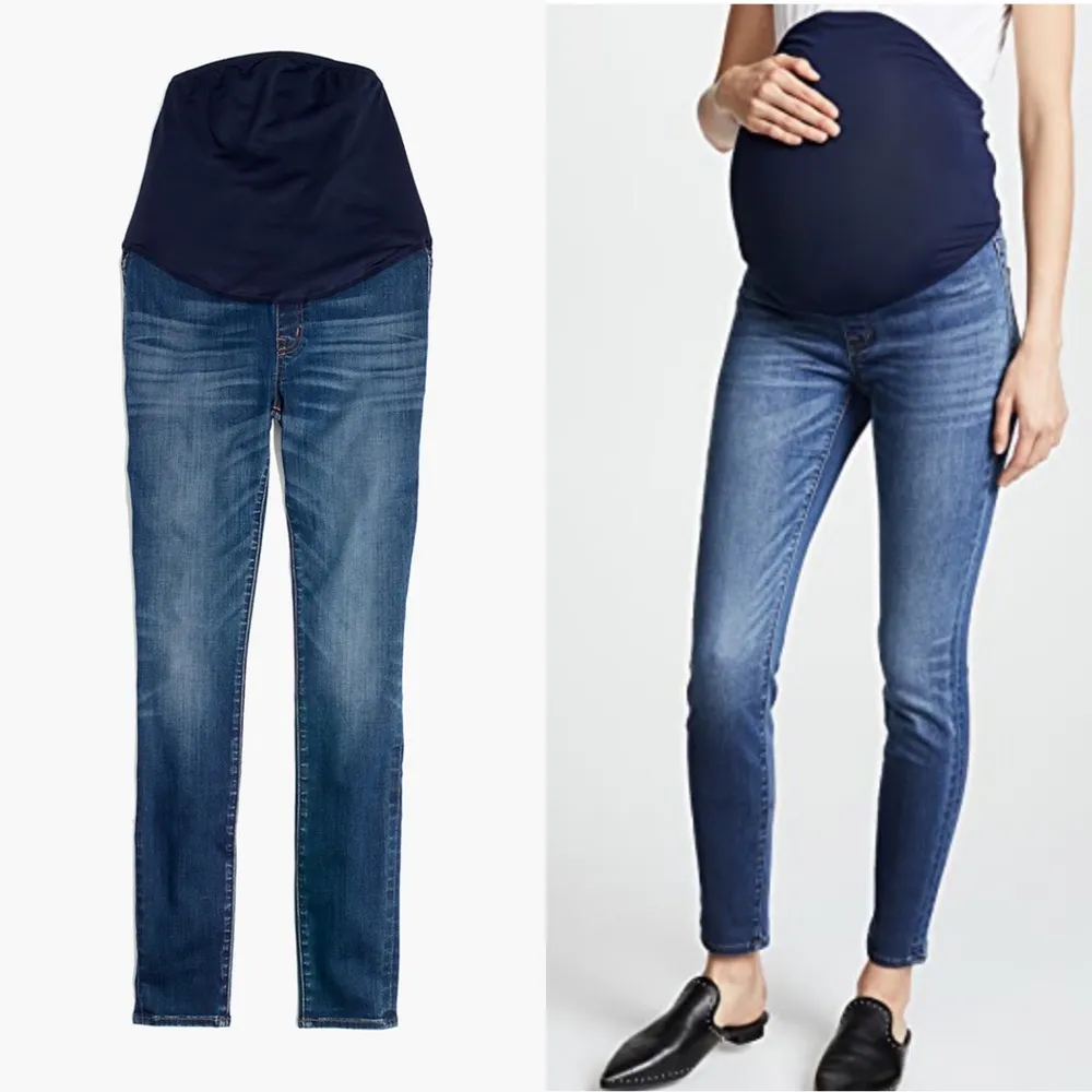 Madewell Maternity Over The Belly Skinny Jean: Danny Wash - Tencel Denim Edition - Image 4