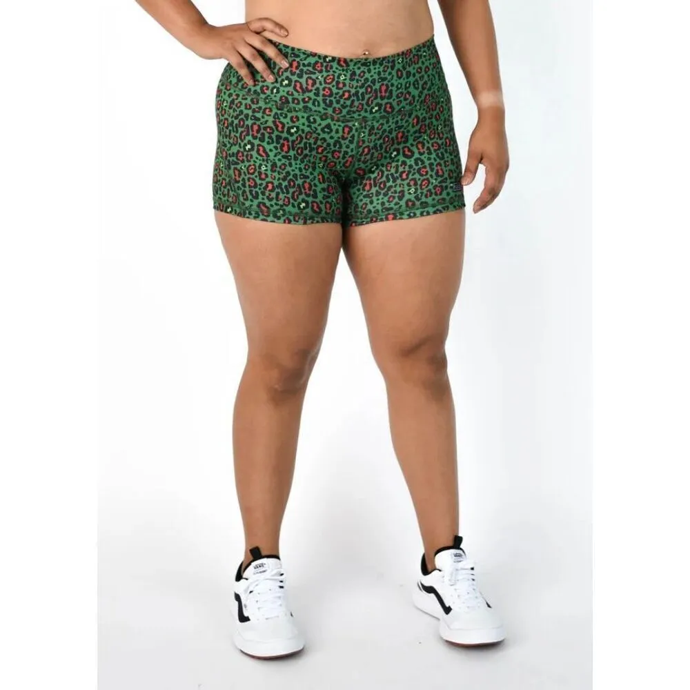 FLEO Mean One Shorts (Apex Contour) new without tags size small red green black - Image 10