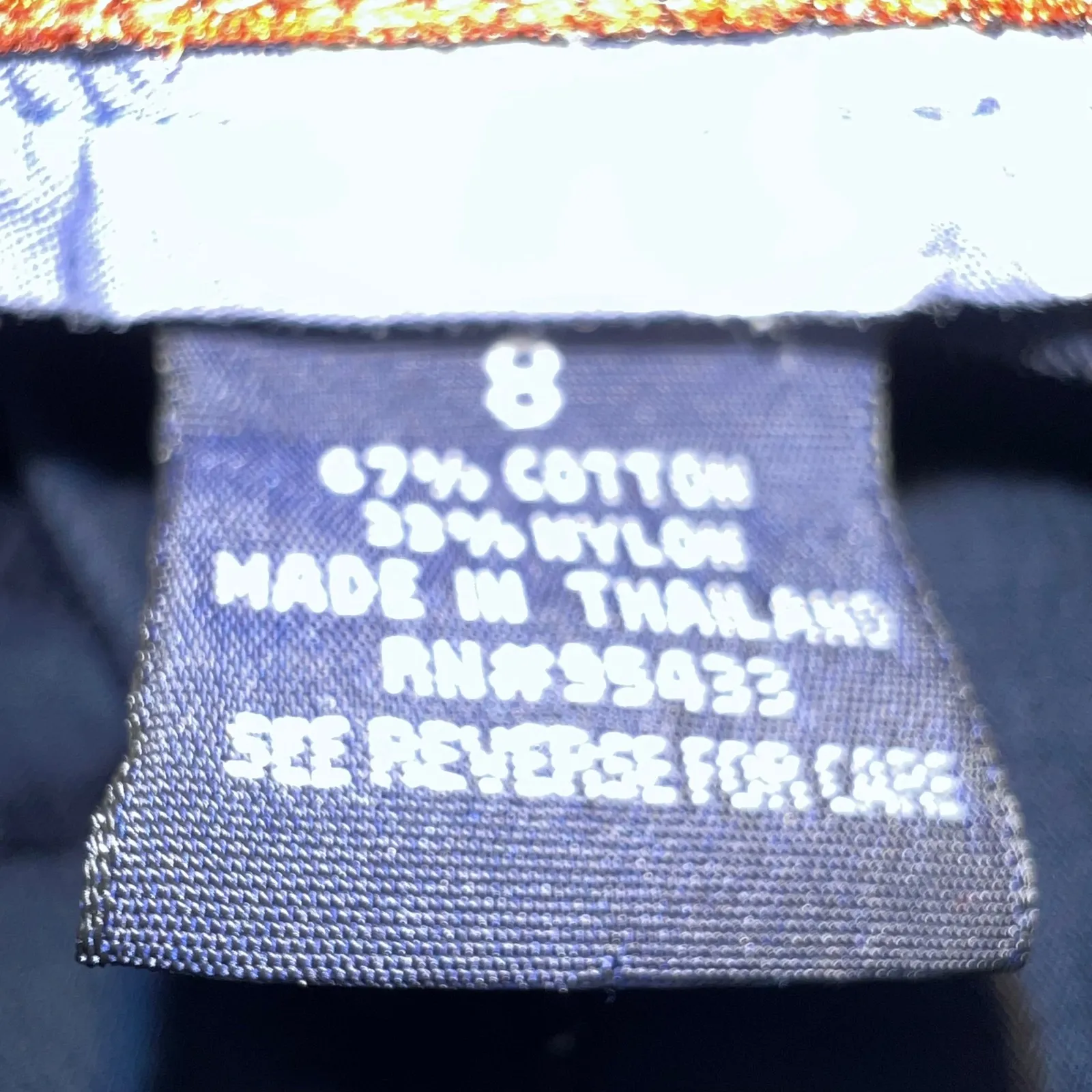 Horny Toad Straight Crop Capri Pants Size 8 Casual Outdoor Navy Blue - Image 6