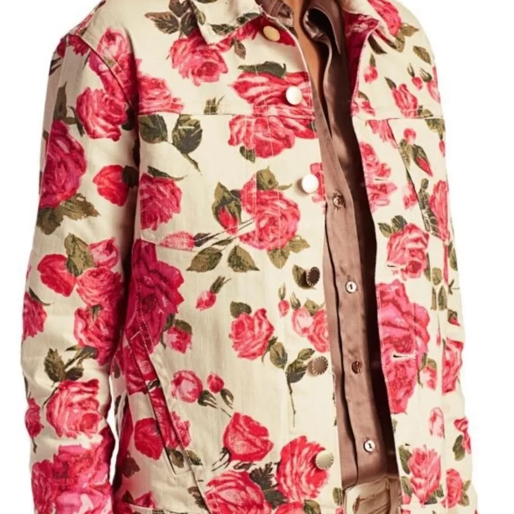NEW L’Agence Celine Rose Trucker Jacket Floral - XS - New $365 - Image 3