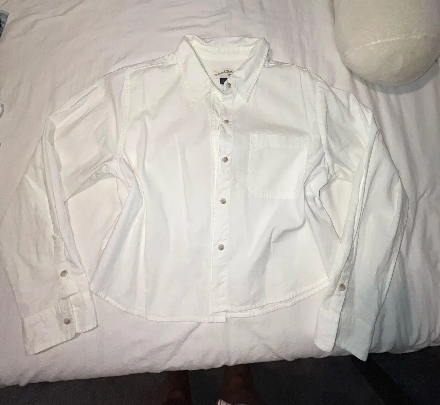 White linen button up  - Image 3