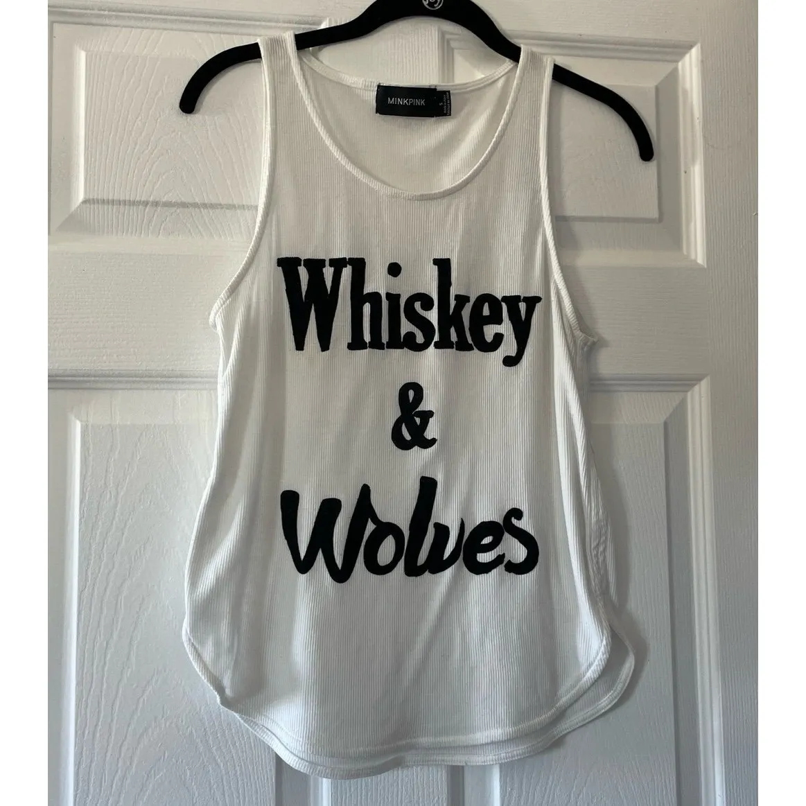 MINKPINK "Whiskey‎ & Wolves" tank top. - Image 3