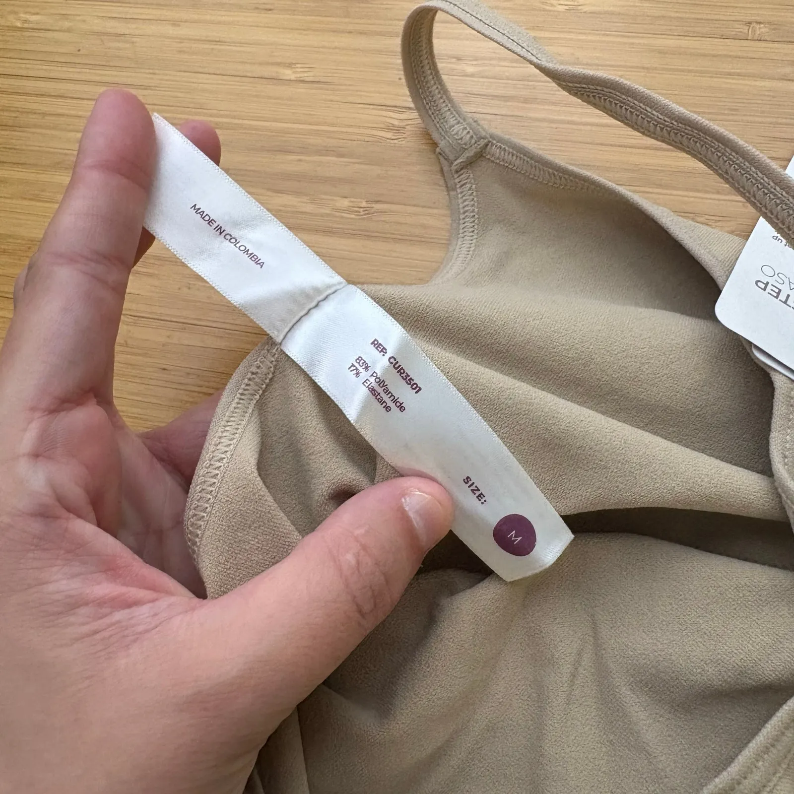 Shapermint Curveez Medium Nude Incredibly Slimming Cami Tank Top Compression Tan - Image 10