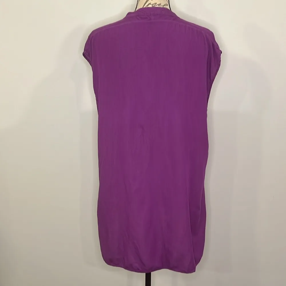 split neck sleeveless tunic top L - Image 3
