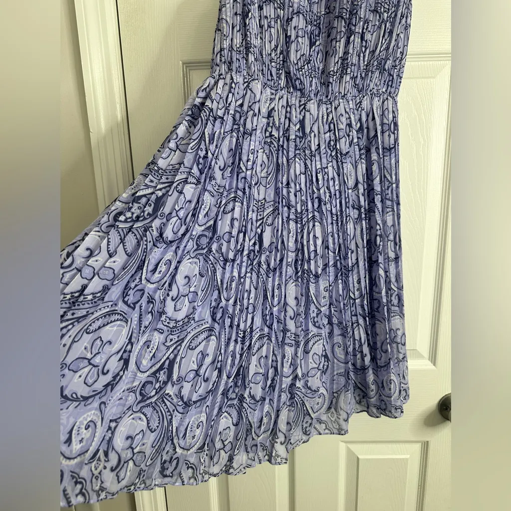 J. McLaughlin Saddle Paisley Silk Sleeveless Dress Size XS - Image 12