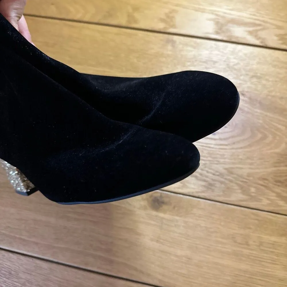 NWOT Liz Claiborne Gina Glitter ankle boots 7.5 - Image 4