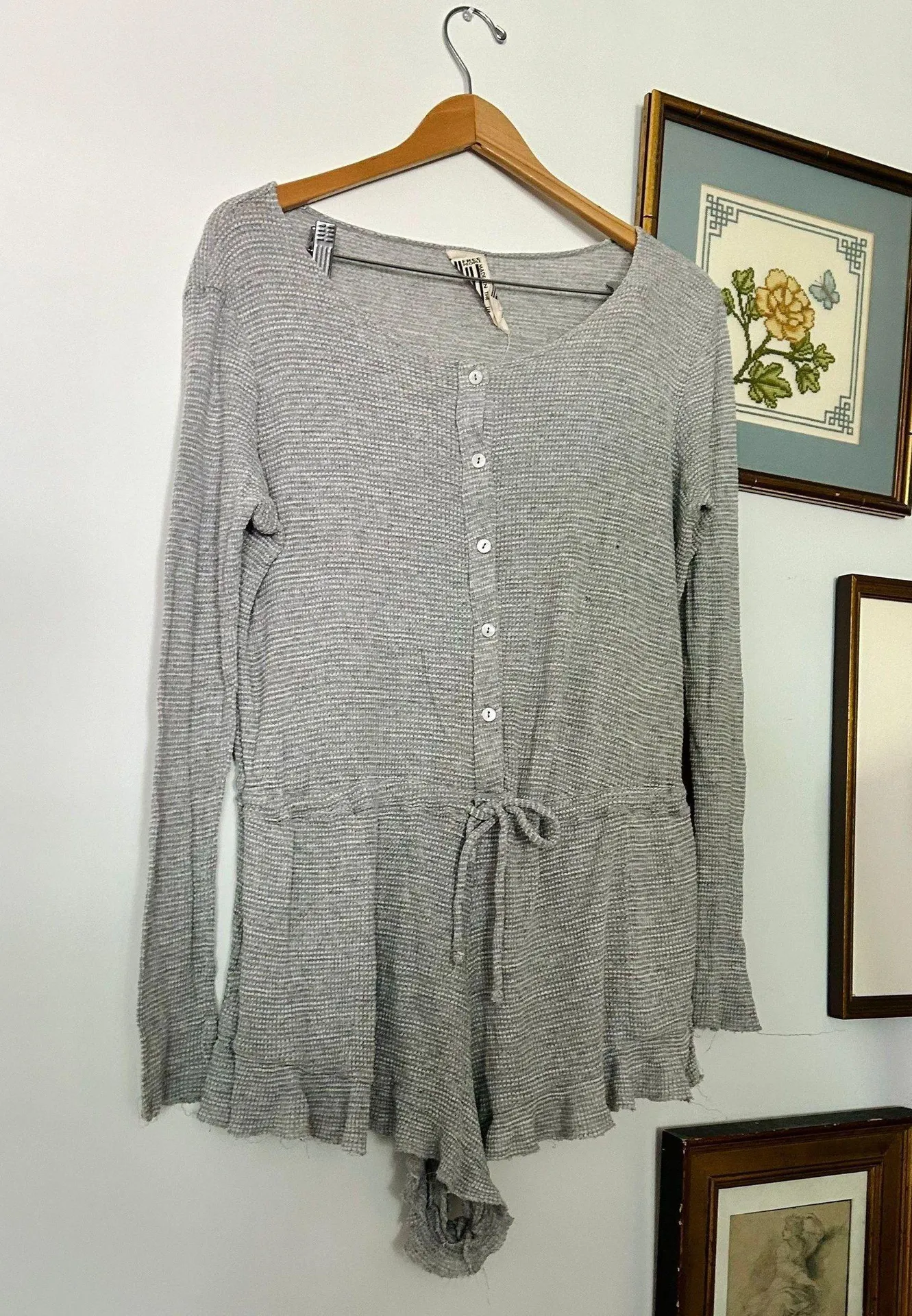 Grey Lounge Romper - Image 2