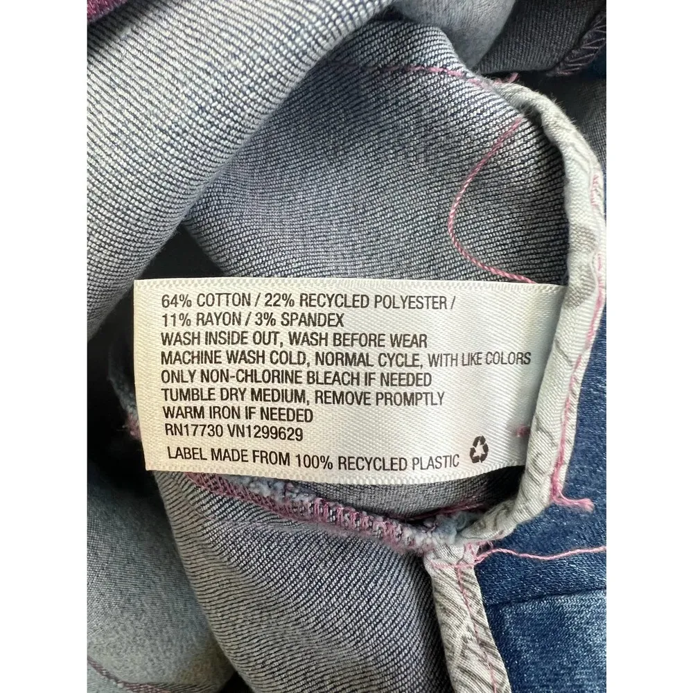 Wild Fable Purple Denim Stretchy Notch Jean Skirt Women's 2 NWT - Image 4