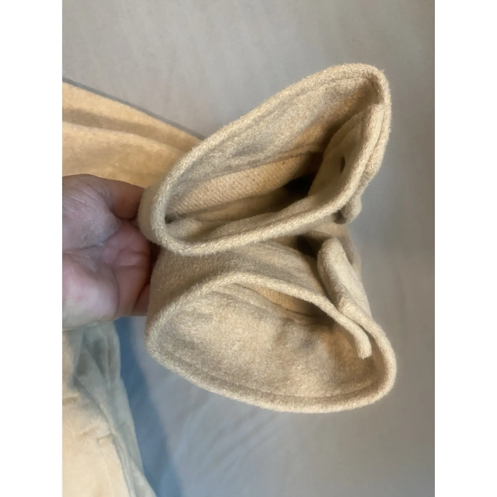 OLD NAVY‎ Women's 3X Short Car Coat Fall Jacket Camel Wool Blend - Image 6