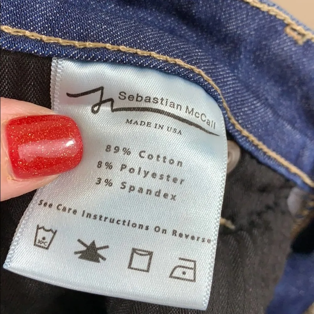 Sebastian McCall Stretchy Skinny Jeans Size 32 - Image 3