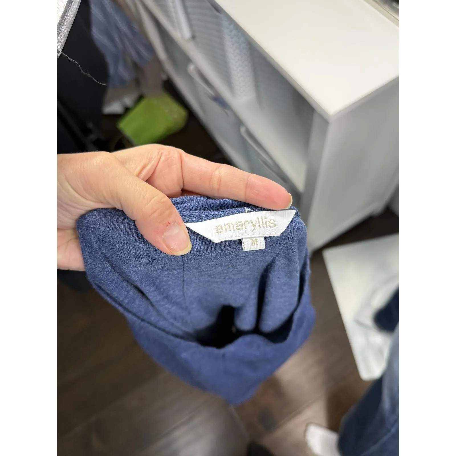 Cute Amaryllis Top Size M Blue Size M - Image 6