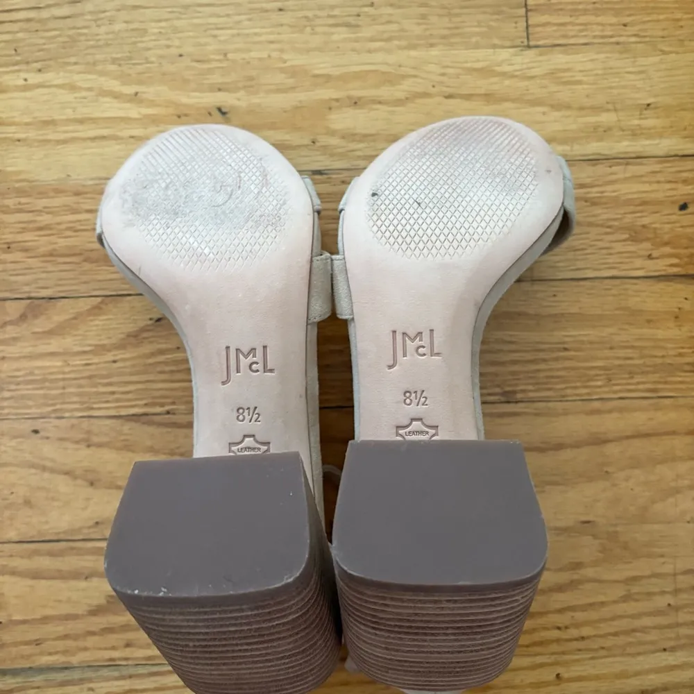 J. McLaughlin  Light Tan Heeled Sandals Size 8.5 - Image 5