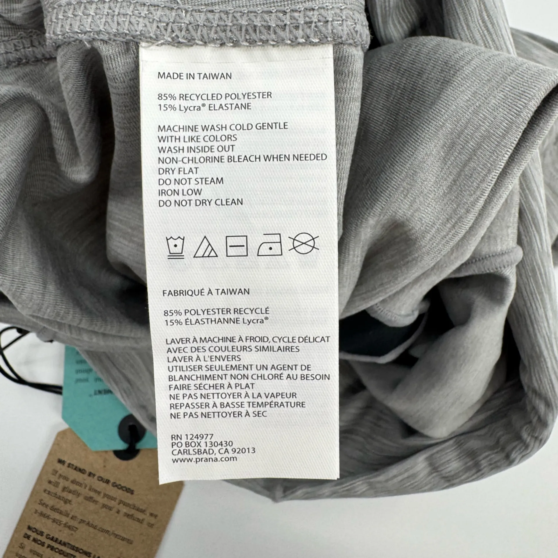 Prana Women's Kimble Short In Carbon Heather Size Small NWT - Image 11