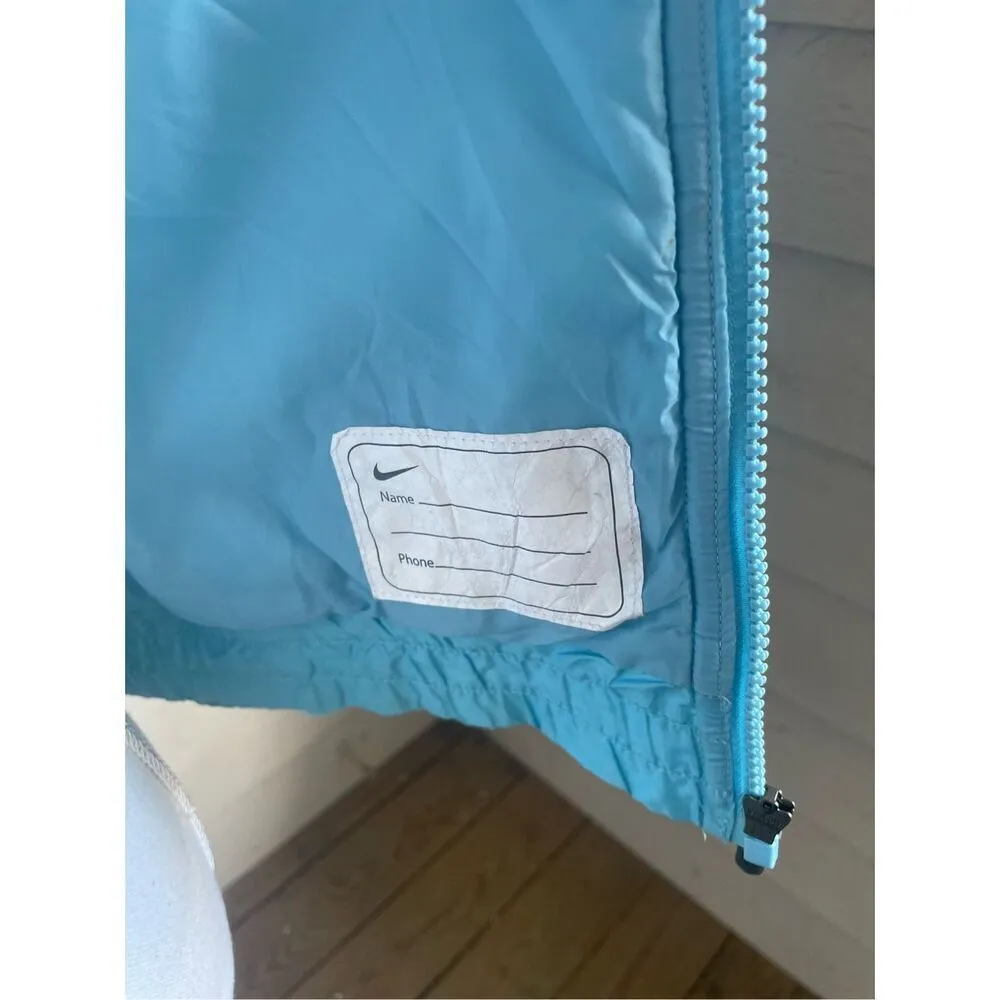 Nike Sportswear Women’s Full Zip Sleeveless Puffer Vest Blue L Size L - Image 13