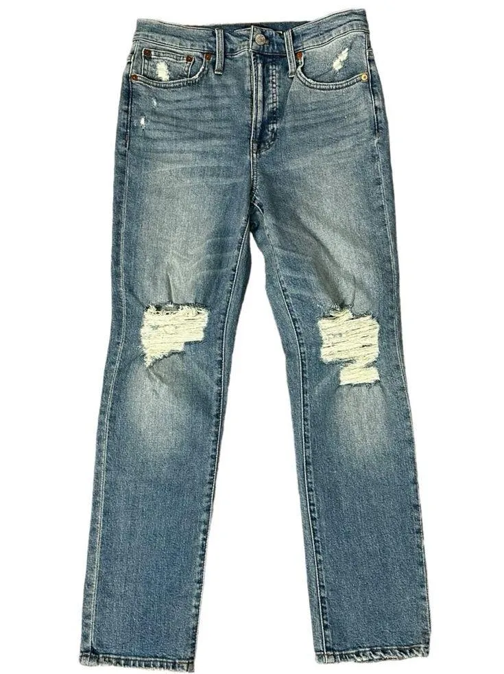 Madewell The Perfect Vintage Jean Denman Wash 25 NWT 90s Mom Jeans High Rise - Image 7