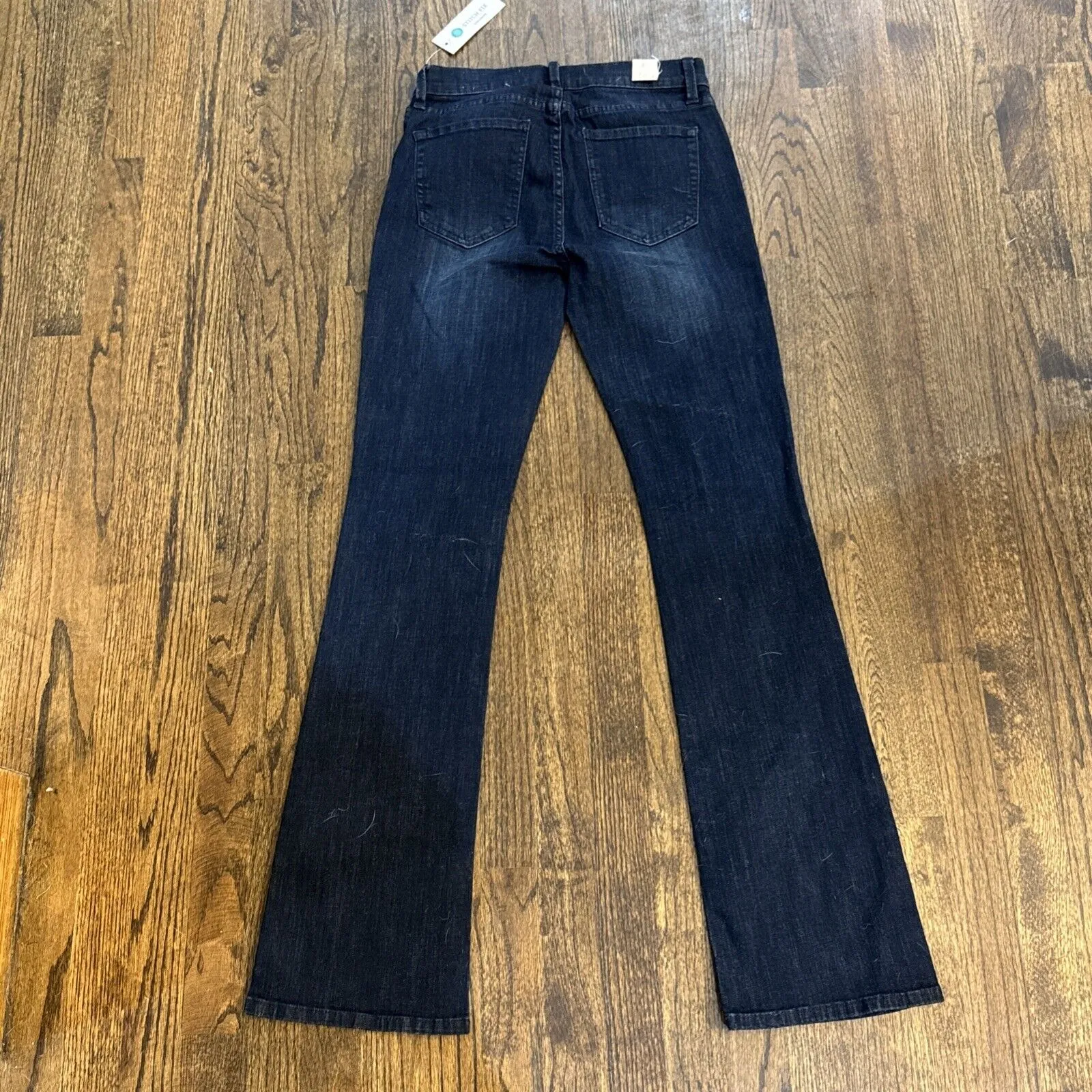 Cosmic Blue Love Stitch Fix Mid Rise Flare Jean Blue Denim Size 28 Stretch - Image 3