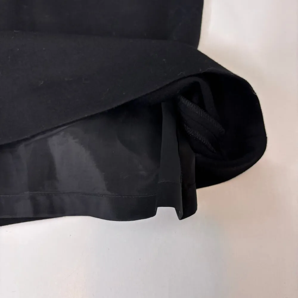 Hugo Boss Kagami Ling Sleeve Shift Black Dress Origami Folded Pleated Collar 6 - Image 6