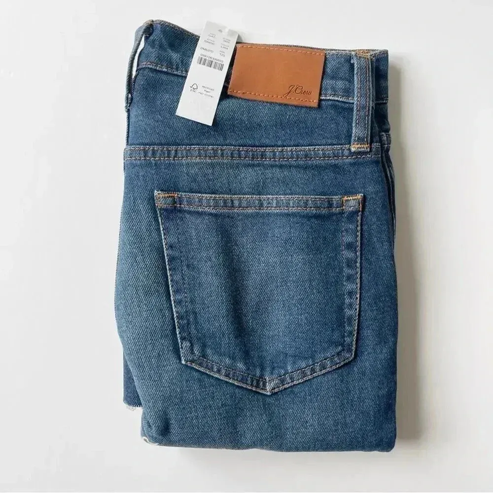 J Crew TALL mid-rise demi-boot crop jean in Lantern wash Size 25T NWT - Image 3