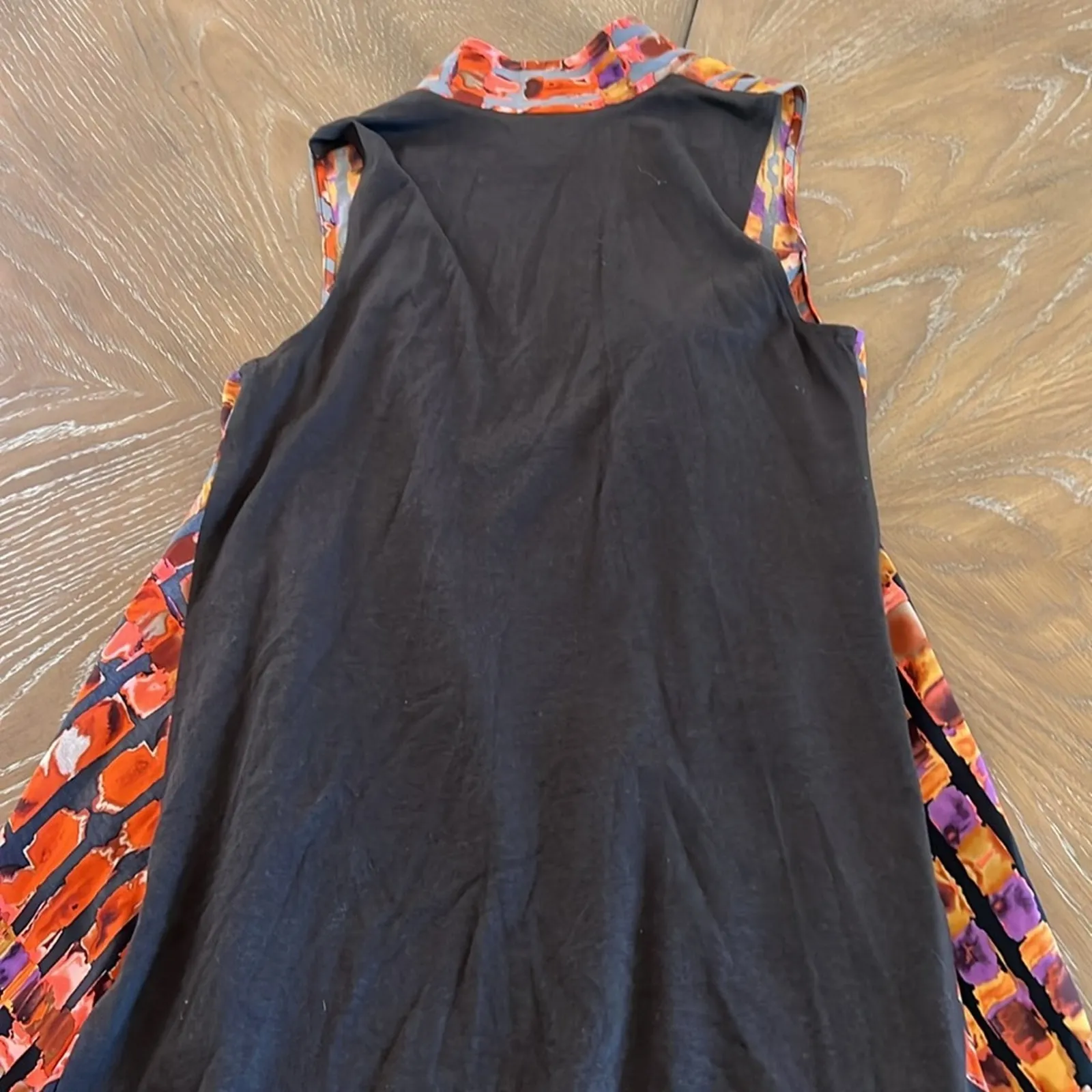 W by Worth Multicolor Patterned‎ Vest Kimono Oversized Small - Image 7