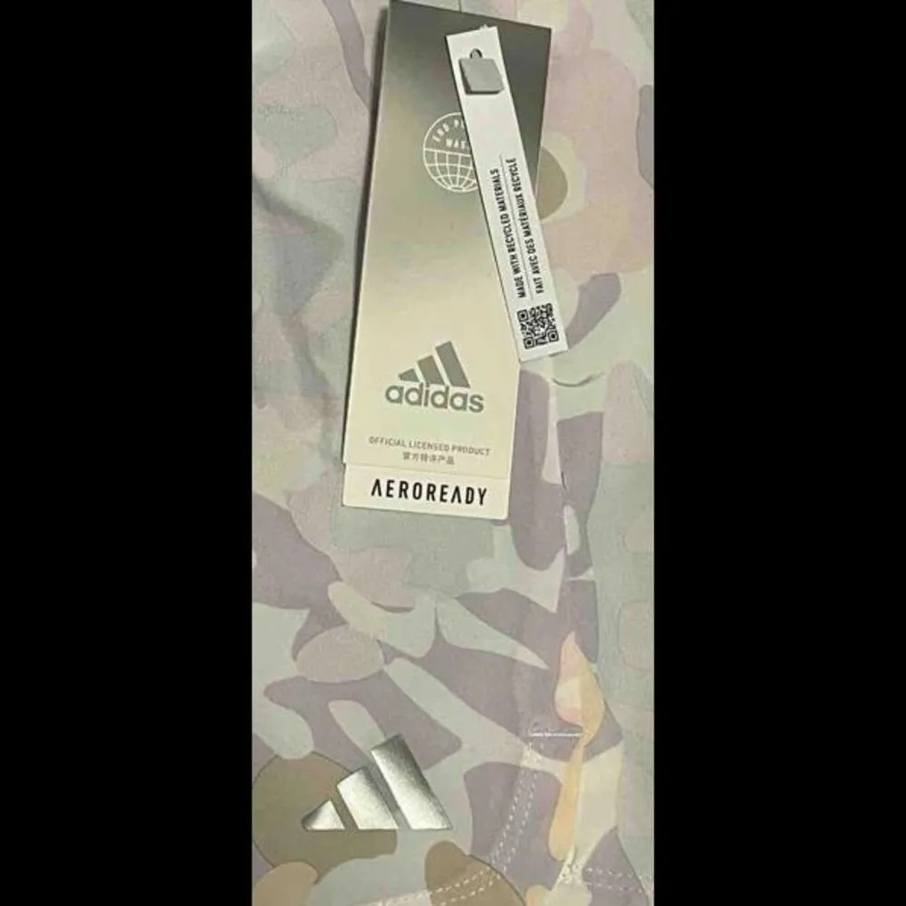 Athletic Comfort Gym Wear AEROREADY Adidas Pastel Printed Elastic Waist XL NWT - Image 4