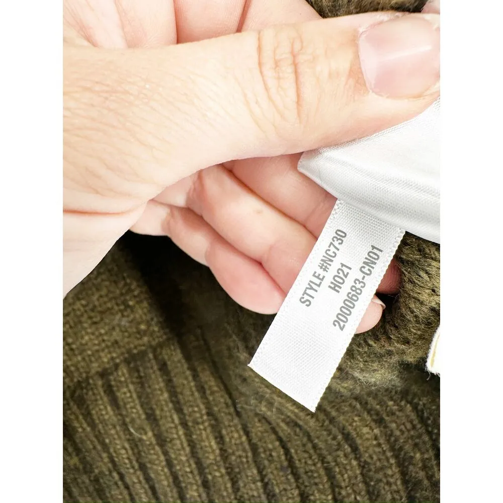 Madewell Embroidered Edencroft Pleat-Sleeve Cardigan Sweater Heather Spinach XS - Image 8