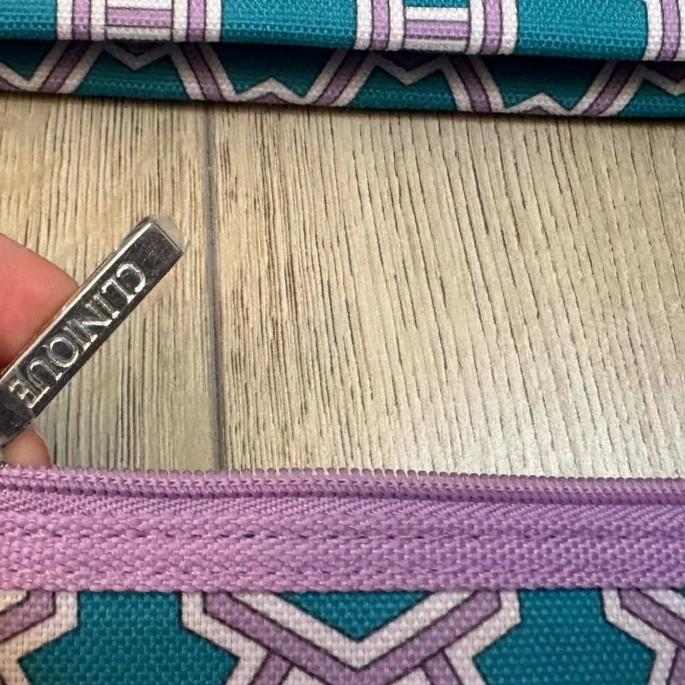 Jonathan Adler Clinique Geometric Patterned Cosmetic Bag makeup bag - Image 3